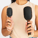 Mini Detangler Brush for Medium Hair - Tortoise - The Pink Pineapple 850