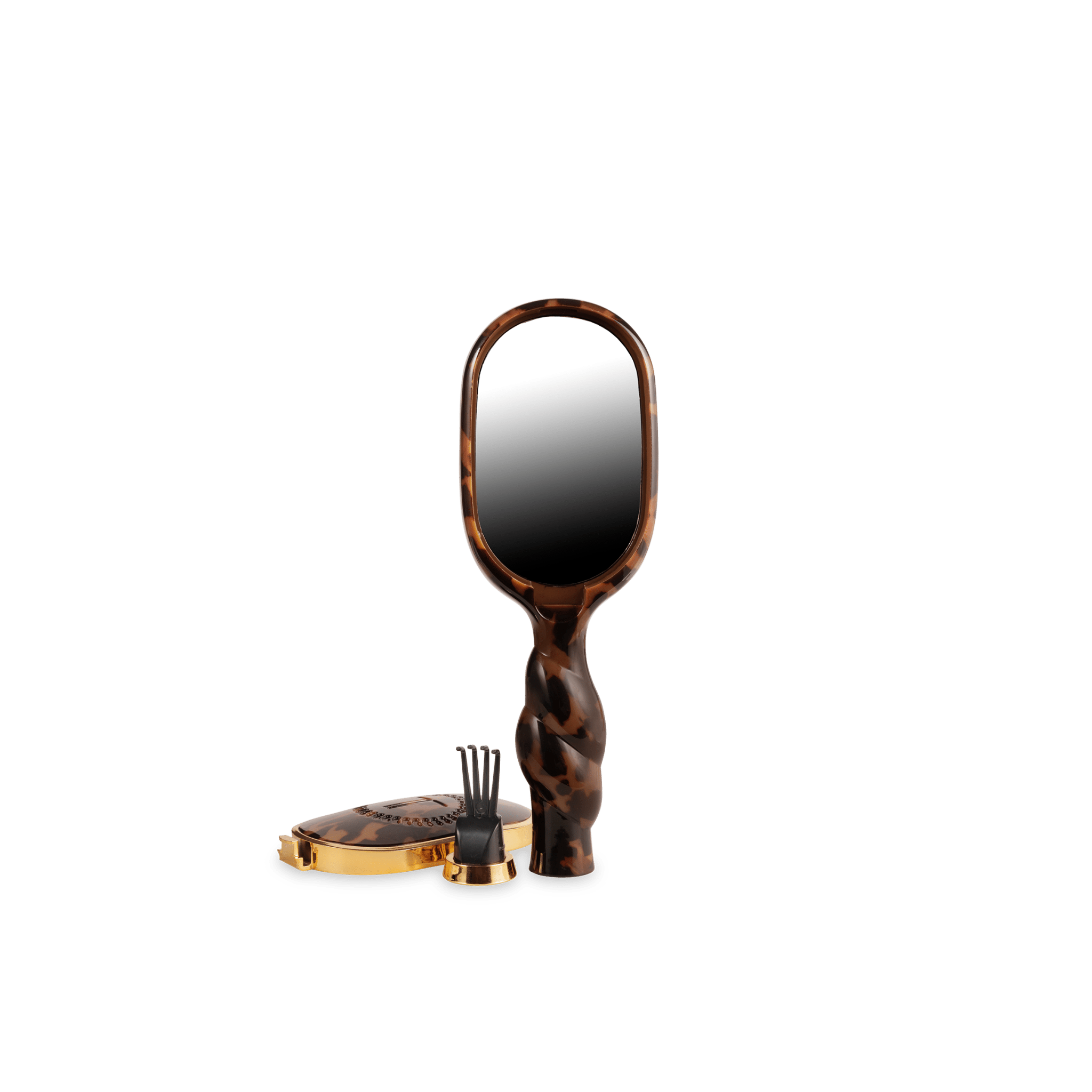 Mini Detangler Brush for Medium Hair - Tortoise - The Pink Pineapple 850