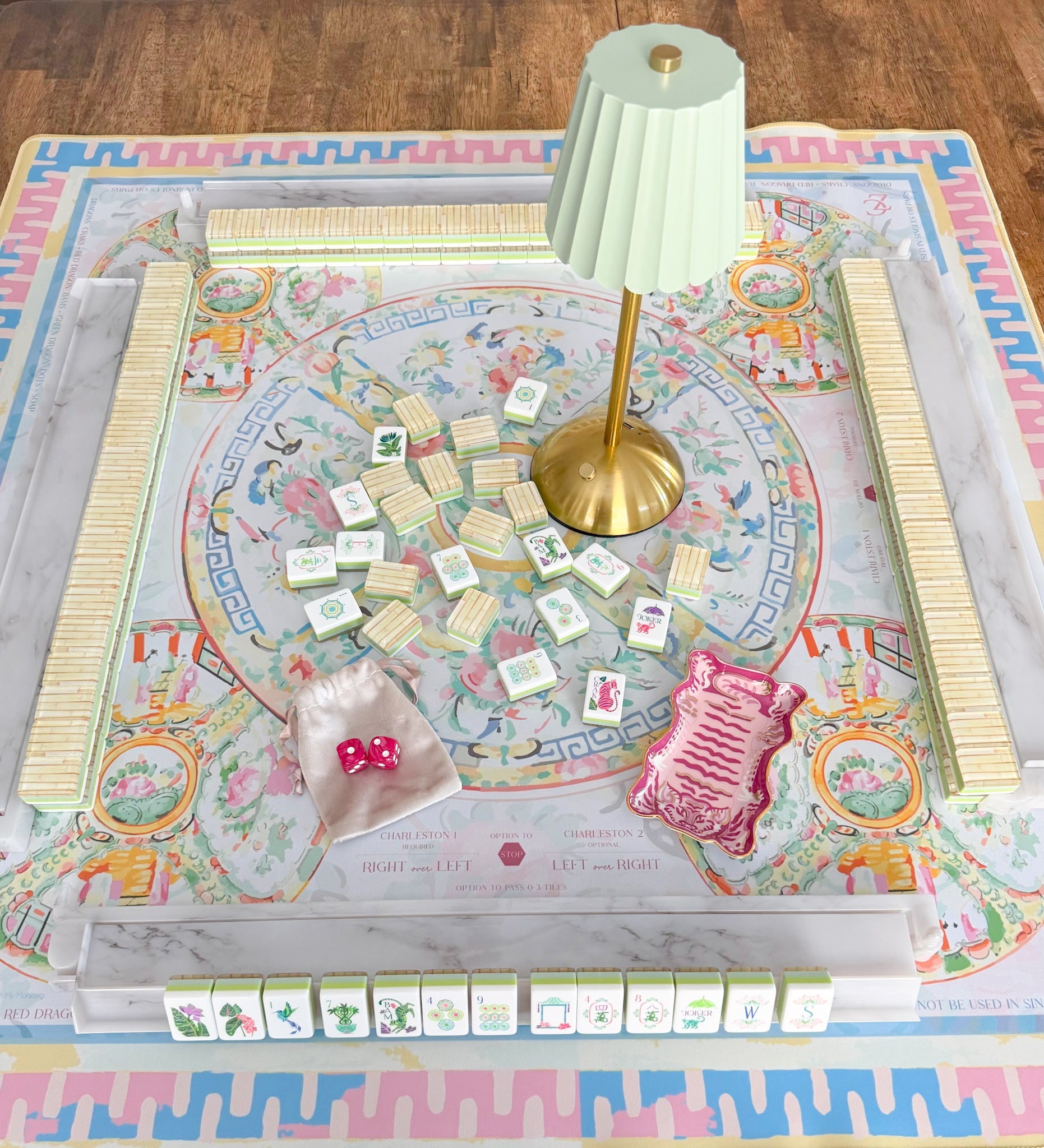 Mint Maison Rechargeable Scalloped Table Lamp - The Pink Pineapple 850