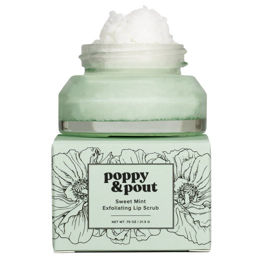 Poppy & Pout Lip Scrub-Sweet Mint