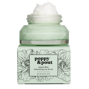 Poppy & Pout Lip Scrub-Sweet Mint