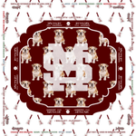 Mississippi State Bulldogs Mahjong Mat - The Pink Pineapple 850