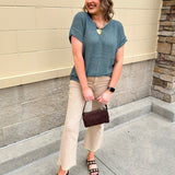 Mocha Wash High Waisted Jeans - The Pink Pineapple 850