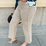 Mocha Wash High Waisted Jeans - The Pink Pineapple 850