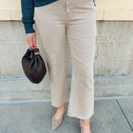 Mocha Wash High Waisted Jeans - The Pink Pineapple 850