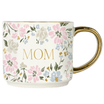 Mom Coffee Mug with Gold Handle - The Pink Pineapple 850