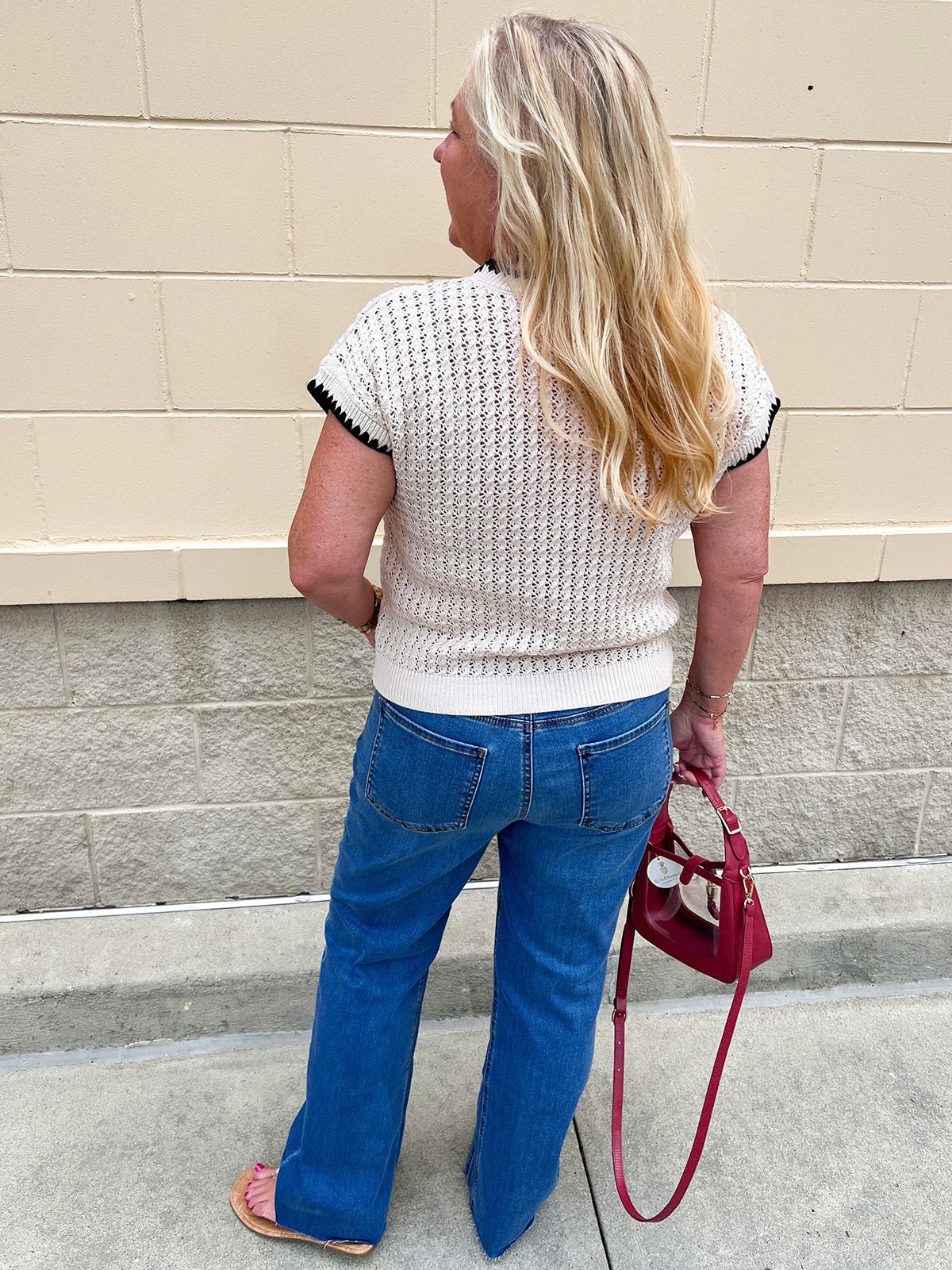 Monaco Moment Knit Top - The Pink Pineapple 850