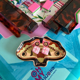 Moon Moth Dice Catchall - The Pink Pineapple 850
