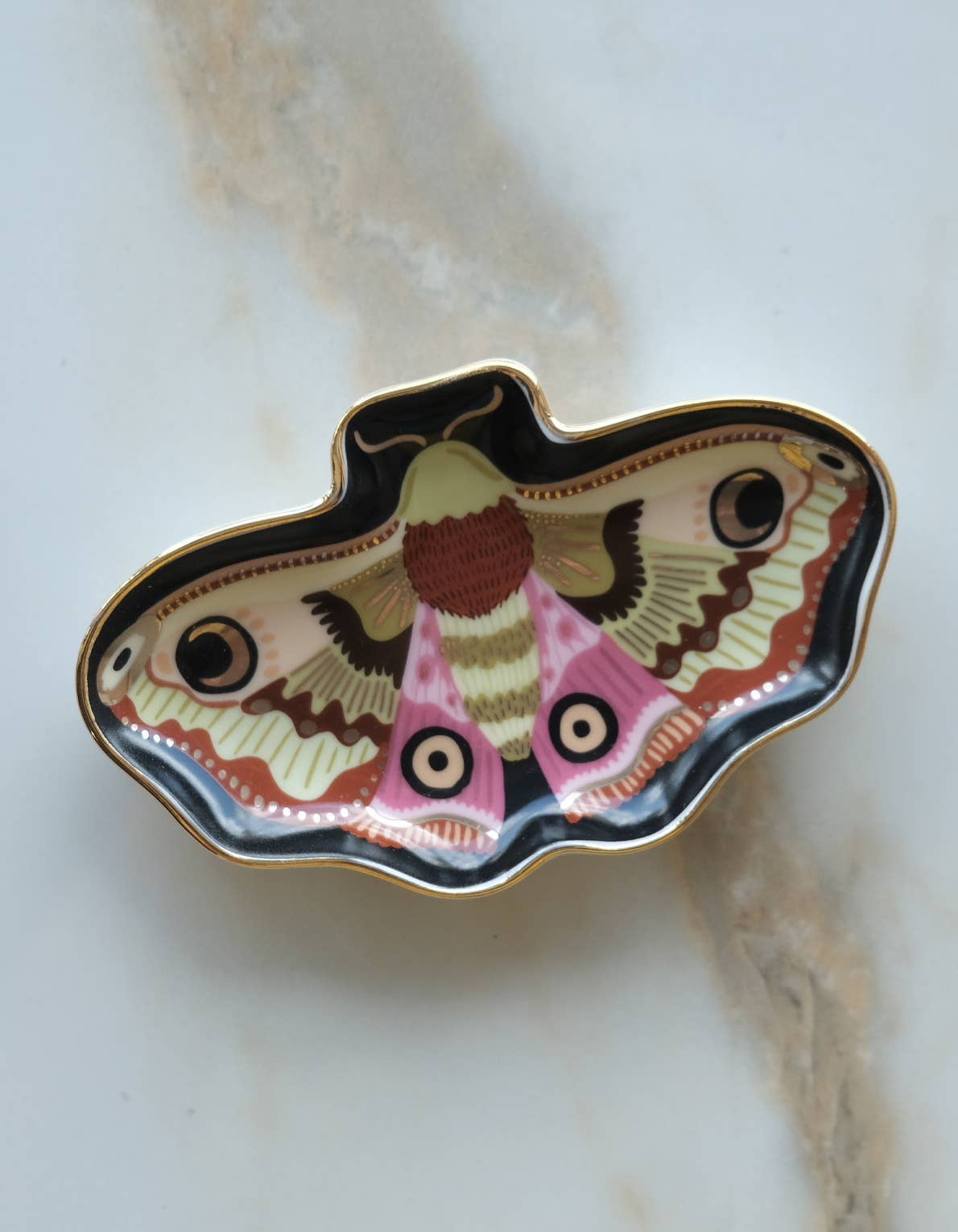 Moon Moth Dice Catchall - The Pink Pineapple 850