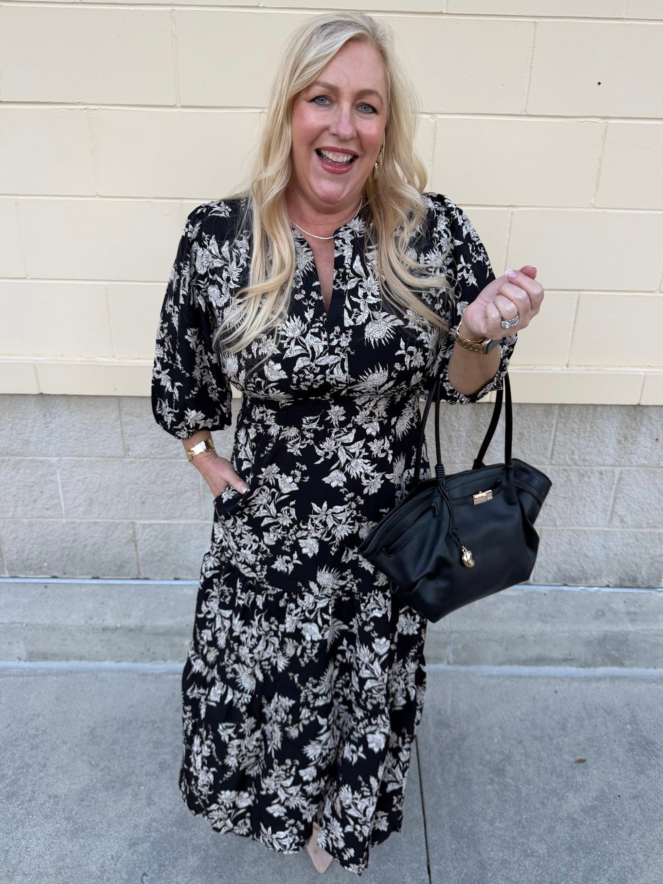 Moonlit Meadow Midi Dress - The Pink Pineapple 850