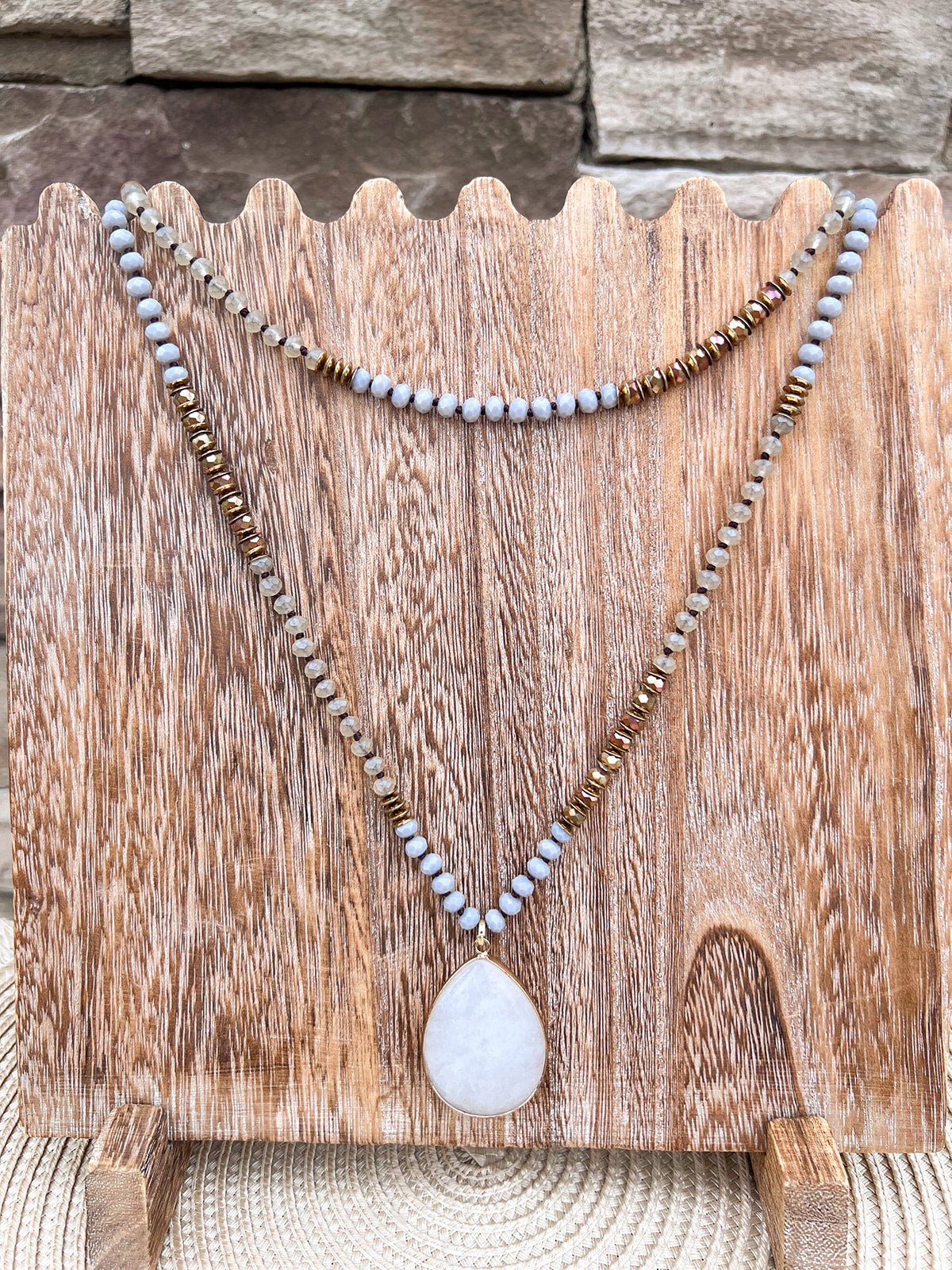 Moonlit Whimsy Beaded Necklace - The Pink Pineapple 850