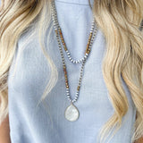 Moonlit Whimsy Beaded Necklace - The Pink Pineapple 850