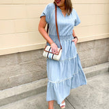 Morning Tide Midi Dress - The Pink Pineapple 850
