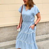 Morning Tide Midi Dress - The Pink Pineapple 850