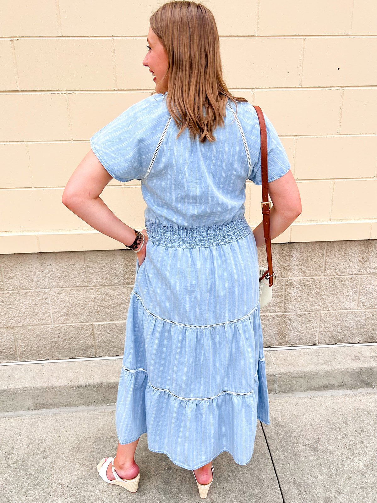 Morning Tide Midi Dress - The Pink Pineapple 850