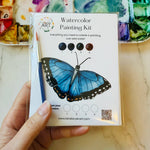 Morpho Butterfly Watercolor Kit - The Pink Pineapple 850