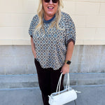 Mosaic Daydream Blouse - The Pink Pineapple 850