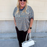 Mosaic Daydream Blouse - The Pink Pineapple 850