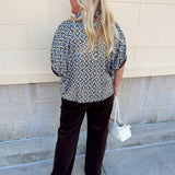Mosaic Daydream Blouse - The Pink Pineapple 850