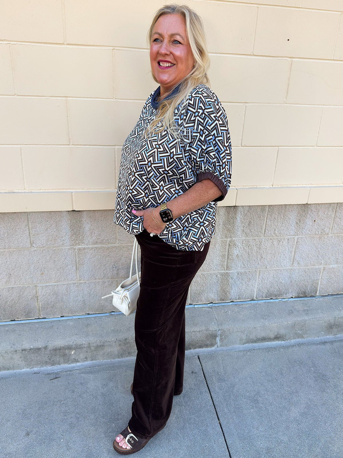 Mosaic Daydream Blouse - The Pink Pineapple 850