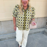 Mossy Mood Blouse - The Pink Pineapple 850