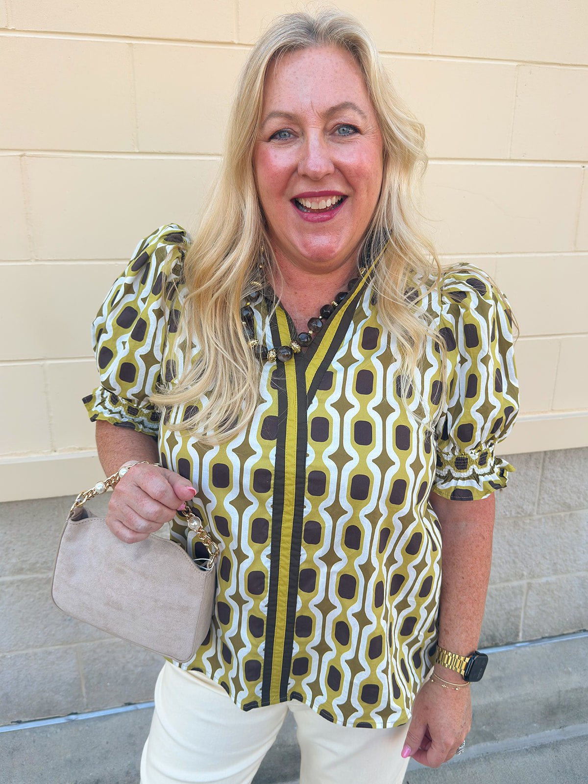 Mossy Mood Blouse - The Pink Pineapple 850