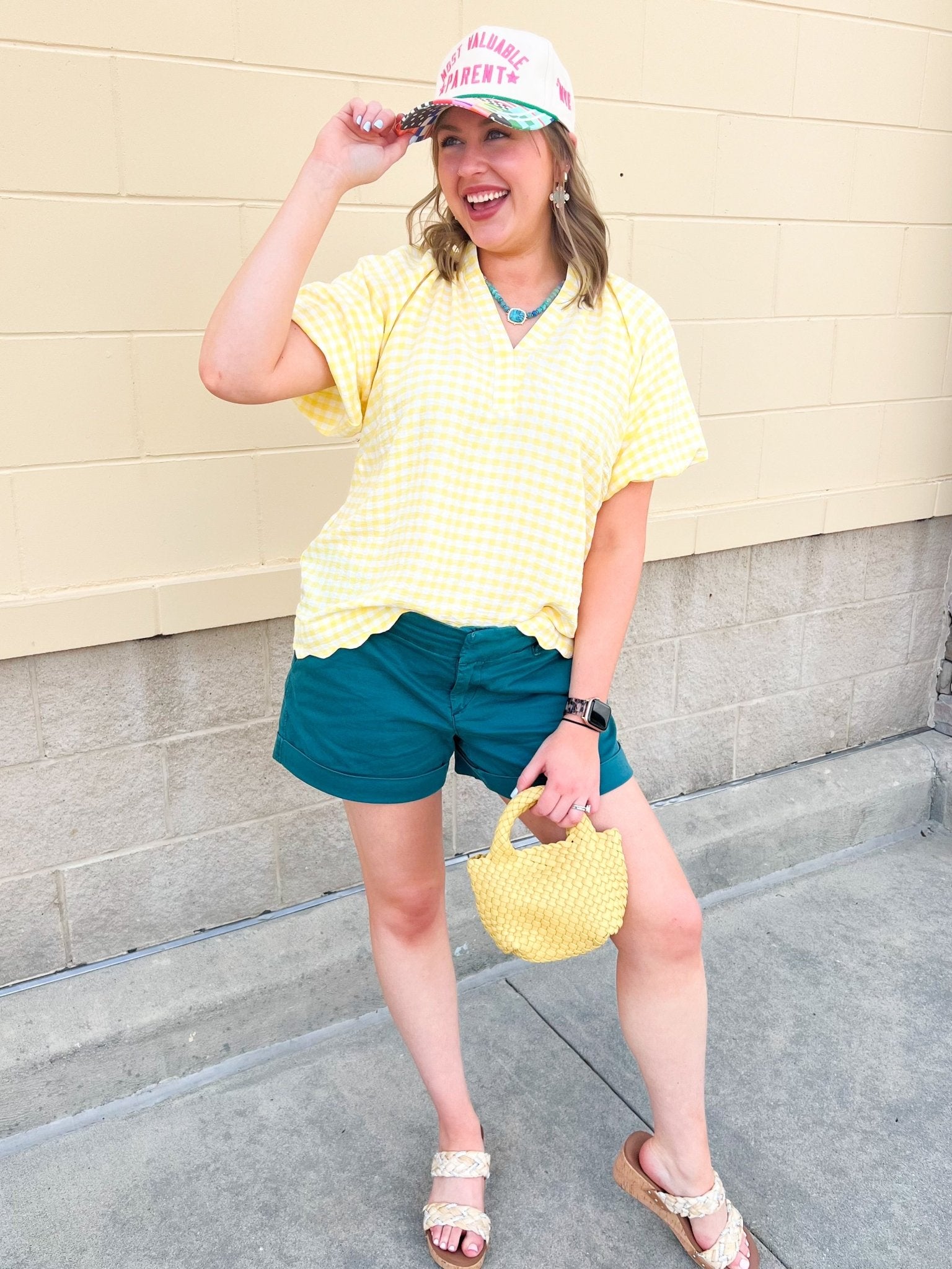 “Most Valuable Parent” Cream Trucker Hat - The Pink Pineapple 850