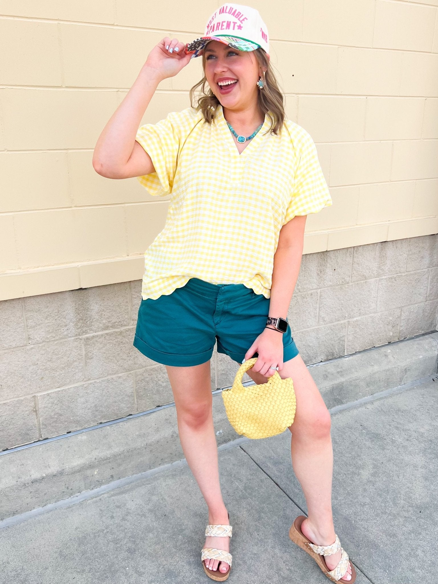 “Most Valuable Parent” Cream Trucker Hat - The Pink Pineapple 850