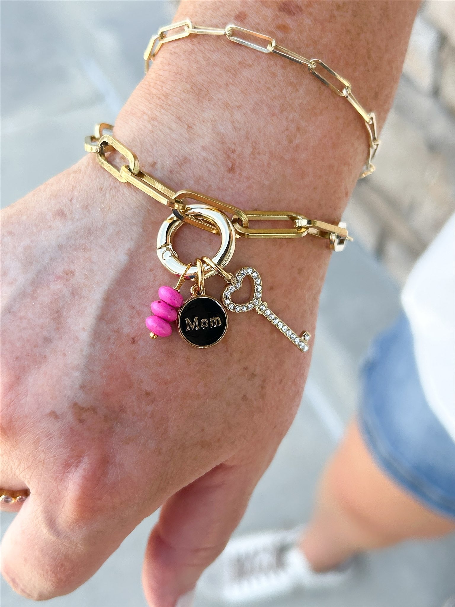 Mother's Day Charm Bracelet - 3 - The Pink Pineapple 850