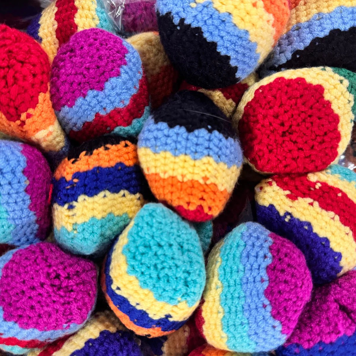 Multicolored Hacky Sack - The Pink Pineapple 850