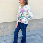 Muted Meadow Graphic Sweater - The Pink Pineapple 850