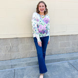 Muted Meadow Graphic Sweater - The Pink Pineapple 850