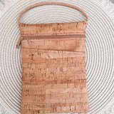 [Natalie Therese] Handmade Mini Genuine Cork Crossbody Bag - The Pink Pineapple 850