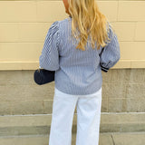 Nautical Muse Striped Top - The Pink Pineapple 850