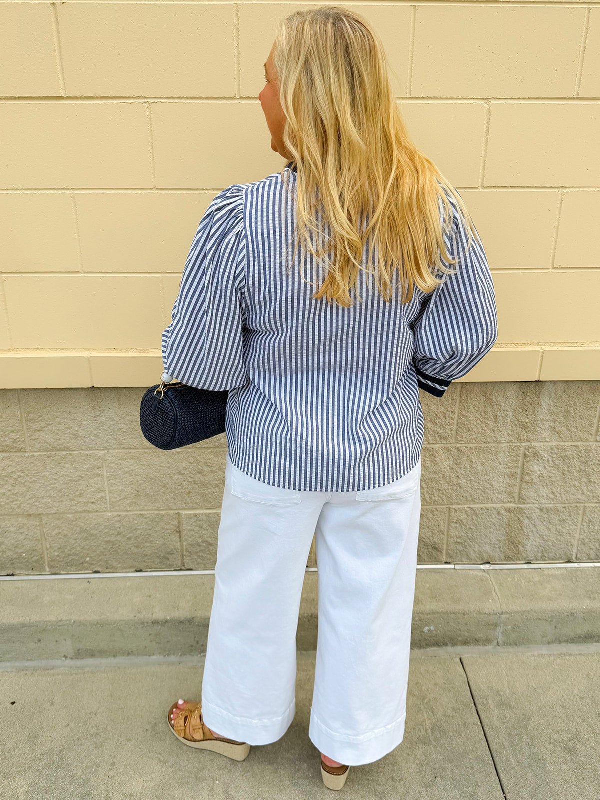 Nautical Muse Striped Top - The Pink Pineapple 850