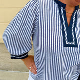 Nautical Muse Striped Top - The Pink Pineapple 850