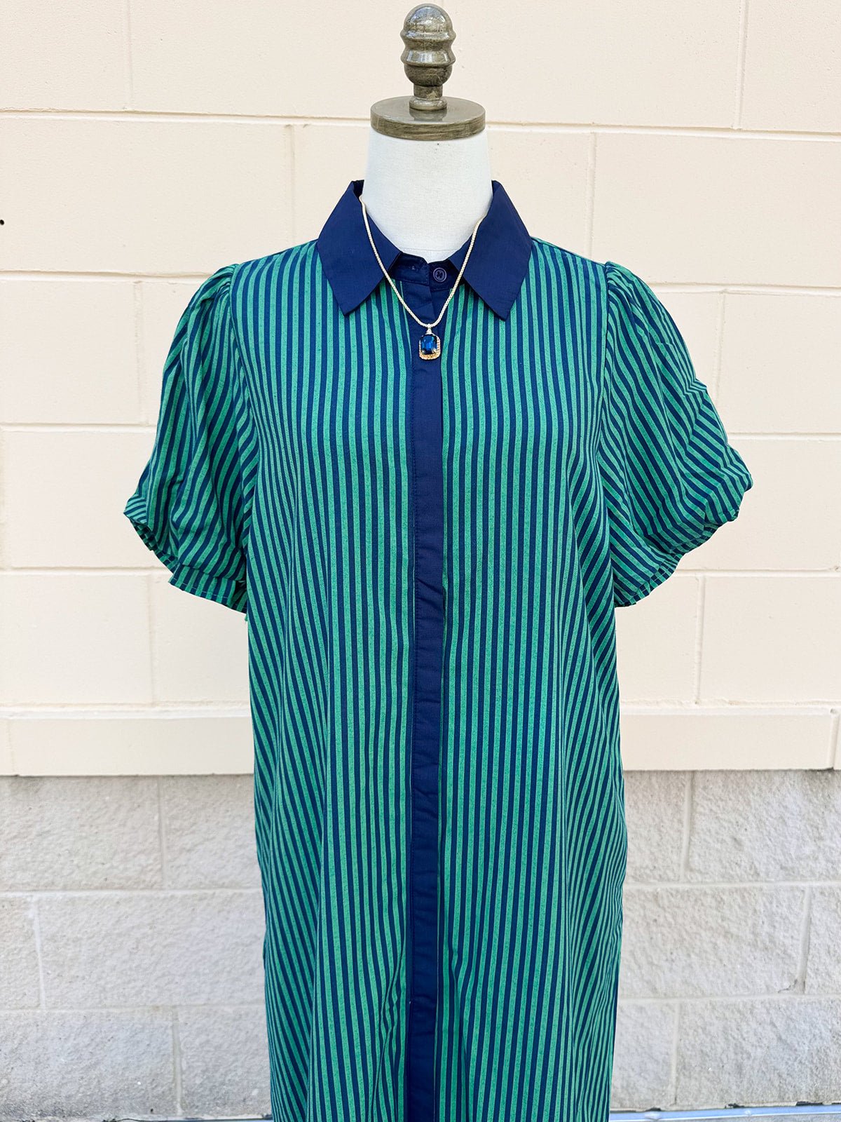 Navy Lane Maxi Dress - The Pink Pineapple 850