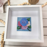 Needlepoint Shadowbox Frame - The Pink Pineapple 850