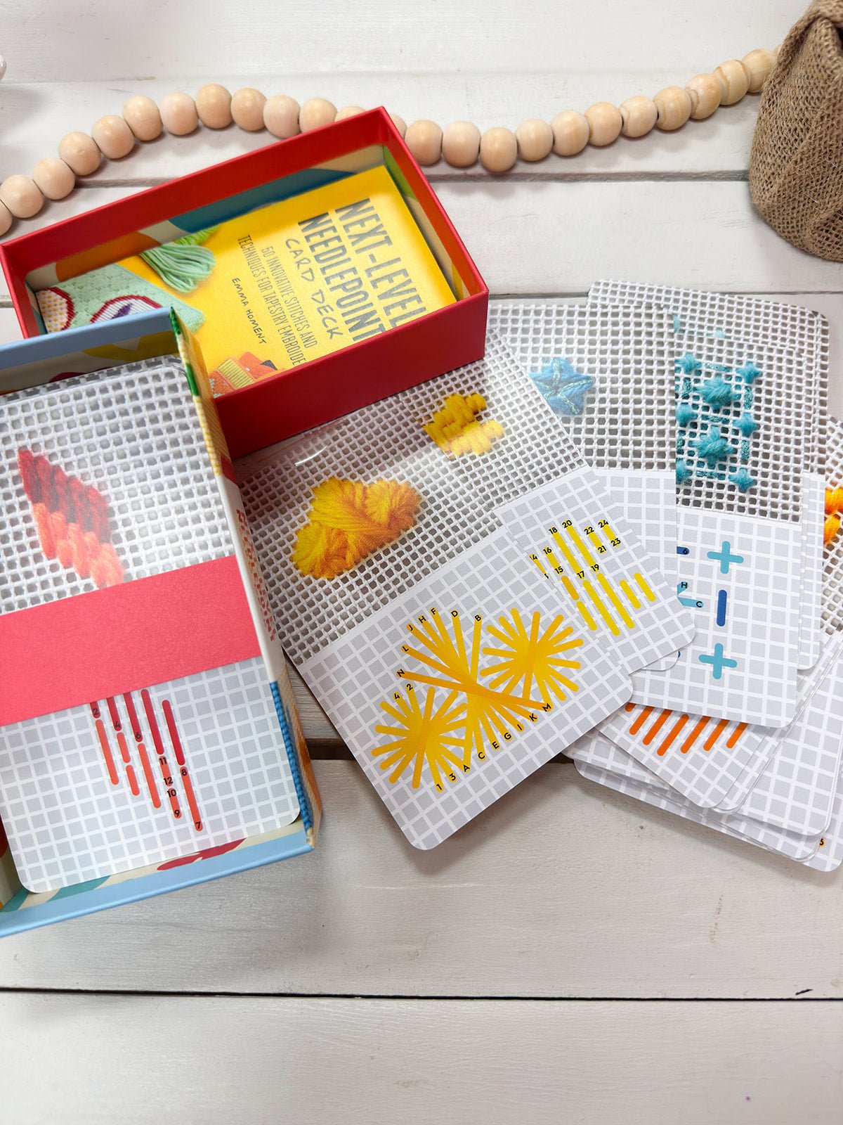 Next-Level Needlepoint Card Deck - The Pink Pineapple 850