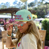 No Rain, No Flowers Snapback Hat - The Pink Pineapple 850