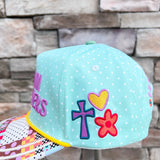 No Rain, No Flowers Snapback Hat - The Pink Pineapple 850