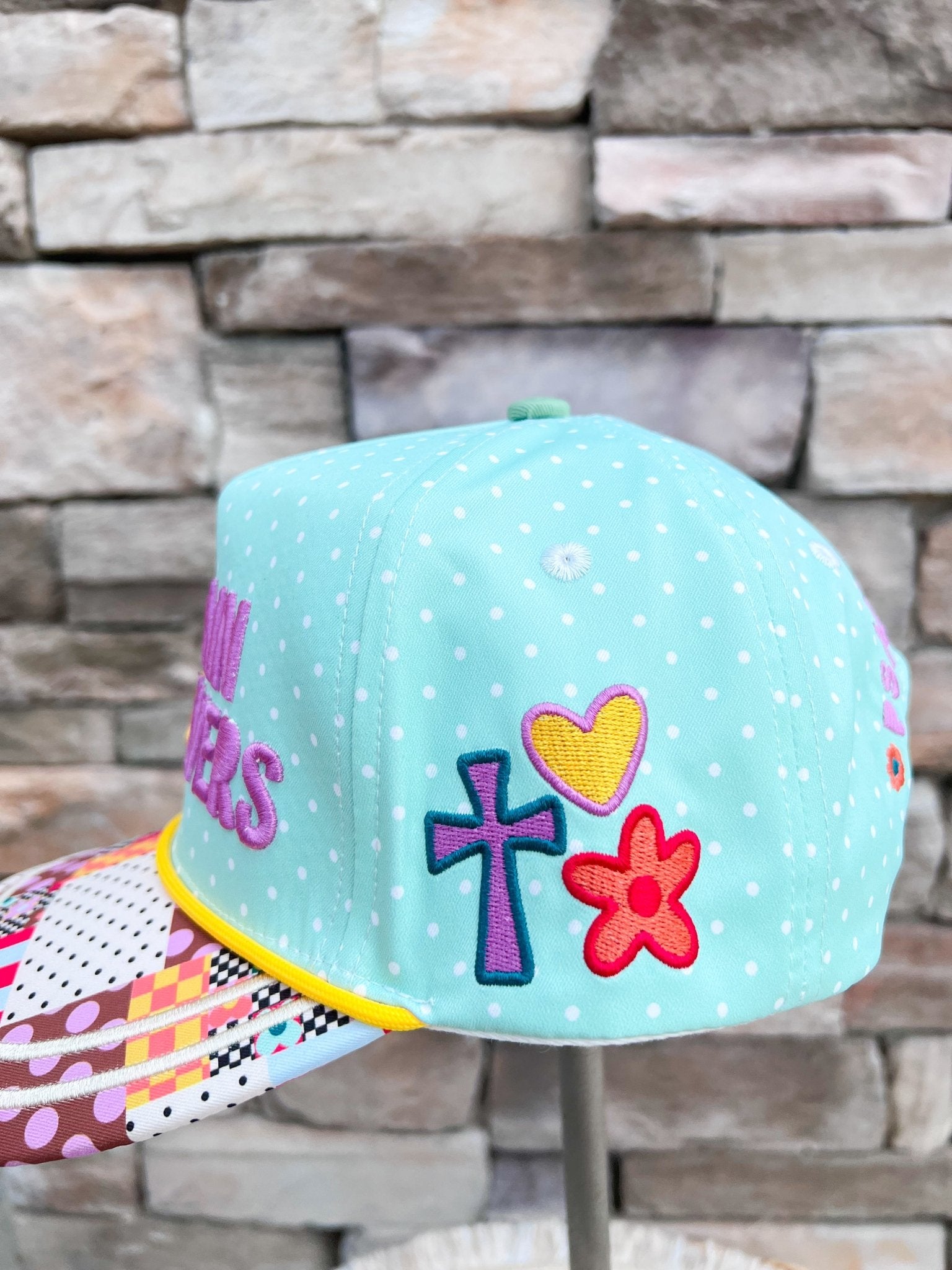 No Rain, No Flowers Snapback Hat - The Pink Pineapple 850
