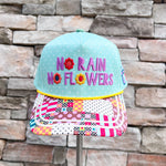No Rain, No Flowers Snapback Hat - The Pink Pineapple 850