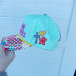 No Rain, No Flowers Snapback Hat - The Pink Pineapple 850