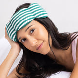 [nodpod] Green Cabana Weighted Eye Sleep Mask - The Pink Pineapple 850