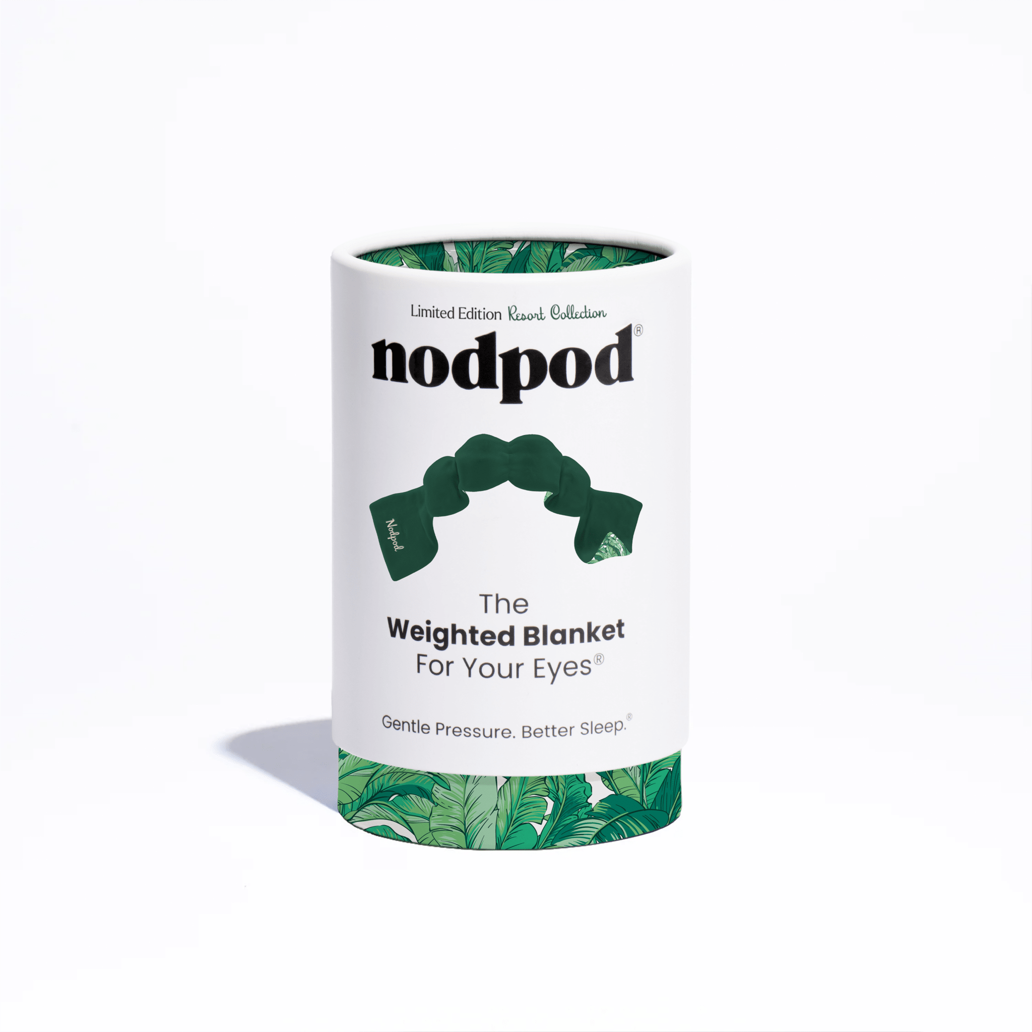 [nodpod] Palm Leaf Weighted Eye Sleep Mask - The Pink Pineapple 850