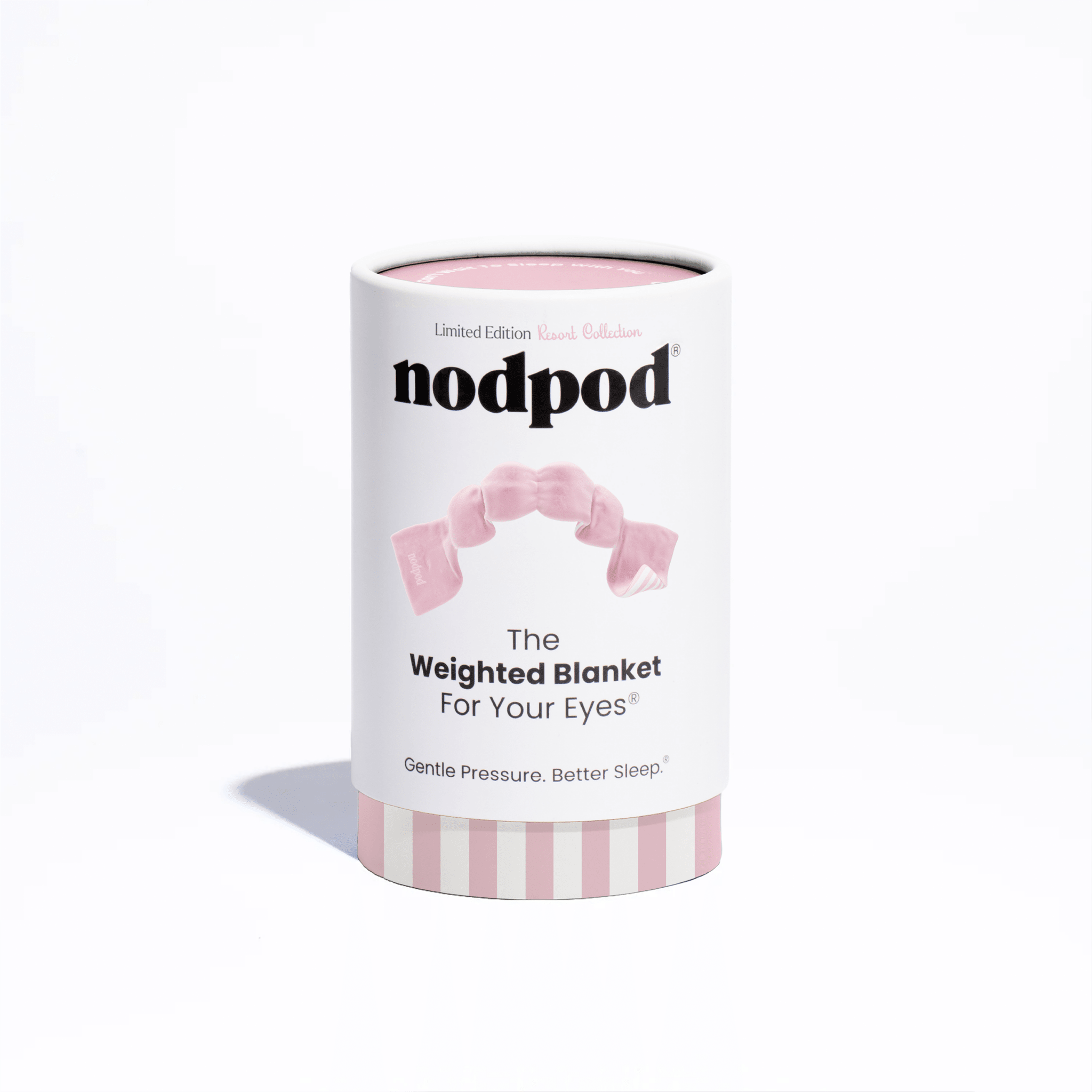 [nodpod] Pink Cabana Weighted Eye Sleep Mask - The Pink Pineapple 850