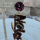 Noles Spirit Sparkle Earrings - The Pink Pineapple 850