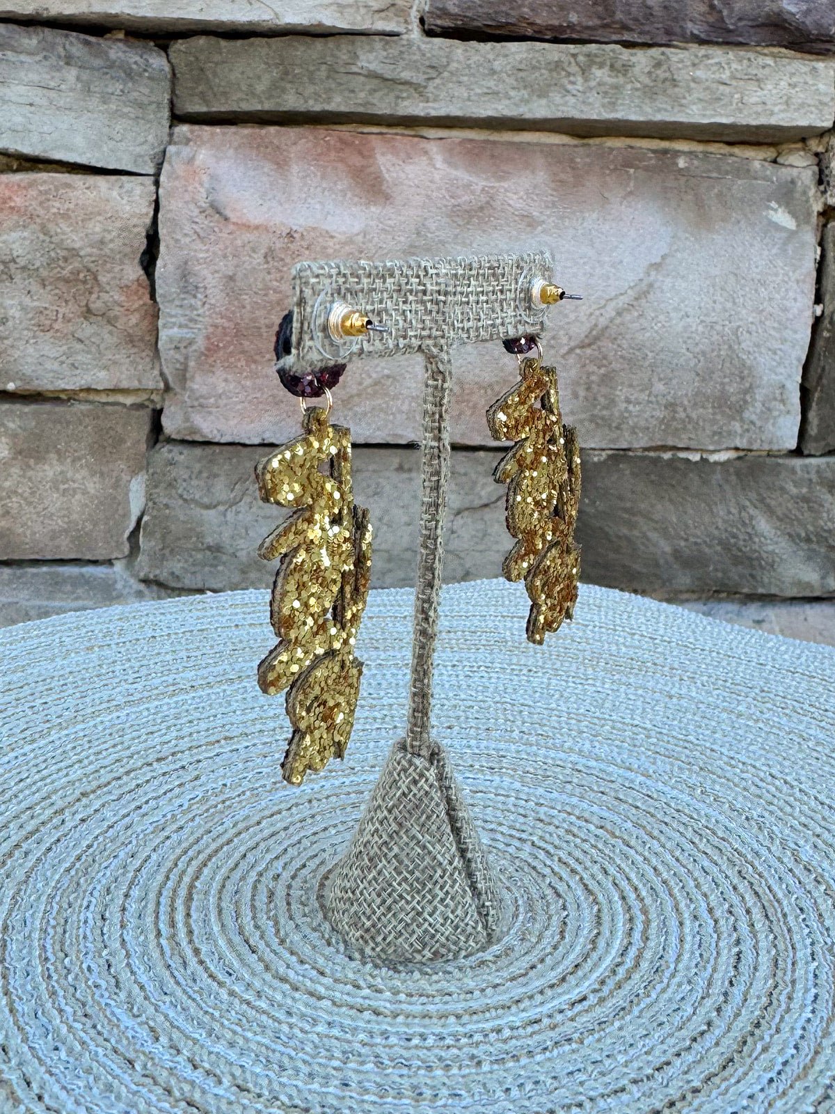 Noles Spirit Sparkle Earrings - The Pink Pineapple 850