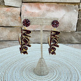 Noles Spirit Sparkle Earrings - The Pink Pineapple 850